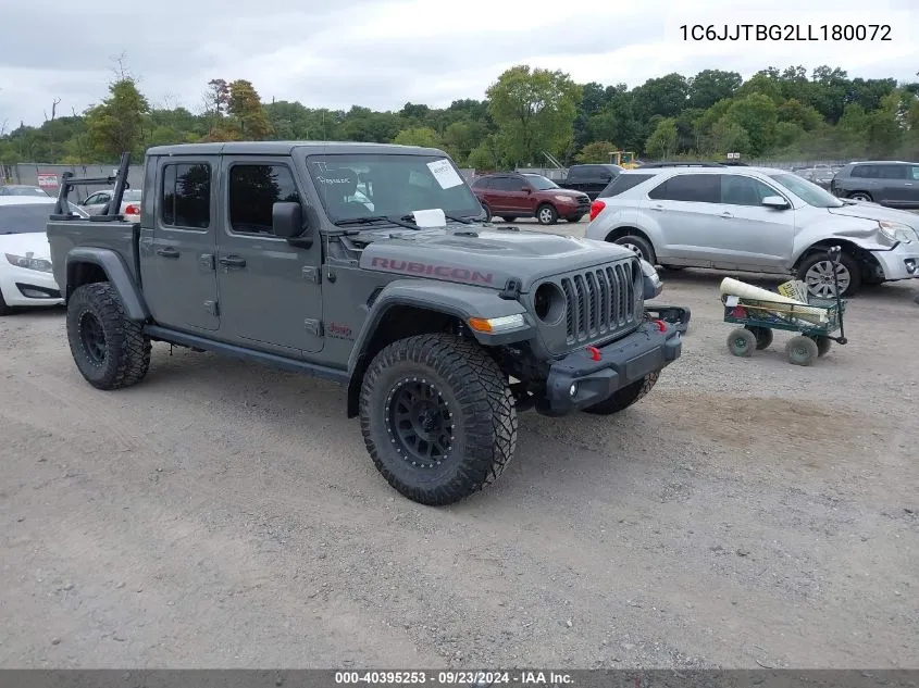 1C6JJTBG2LL180072 2020 Jeep Gladiator Rubicon 4X4