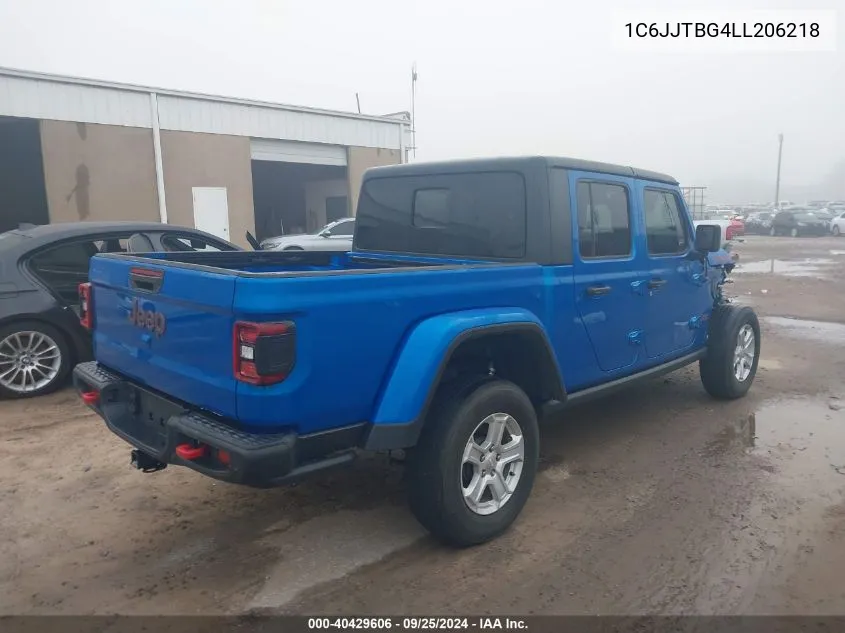 1C6JJTBG4LL206218 2020 Jeep Gladiator Rubicon 4X4