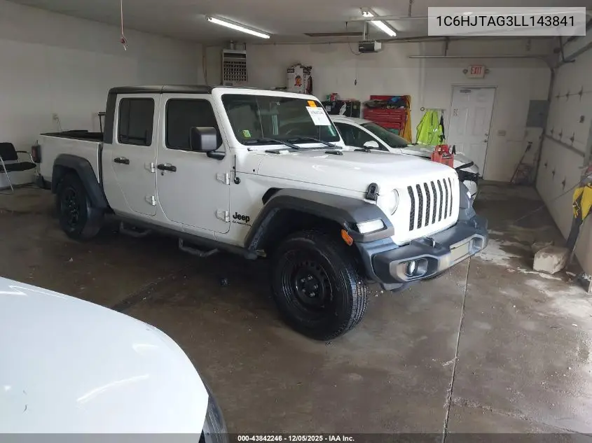 1C6HJTAG3LL143841 2020 Jeep Gladiator Sport 4X4