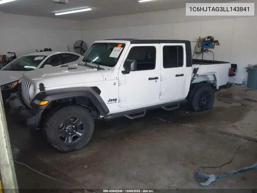 1C6HJTAG3LL143841 2020 Jeep Gladiator Sport 4X4