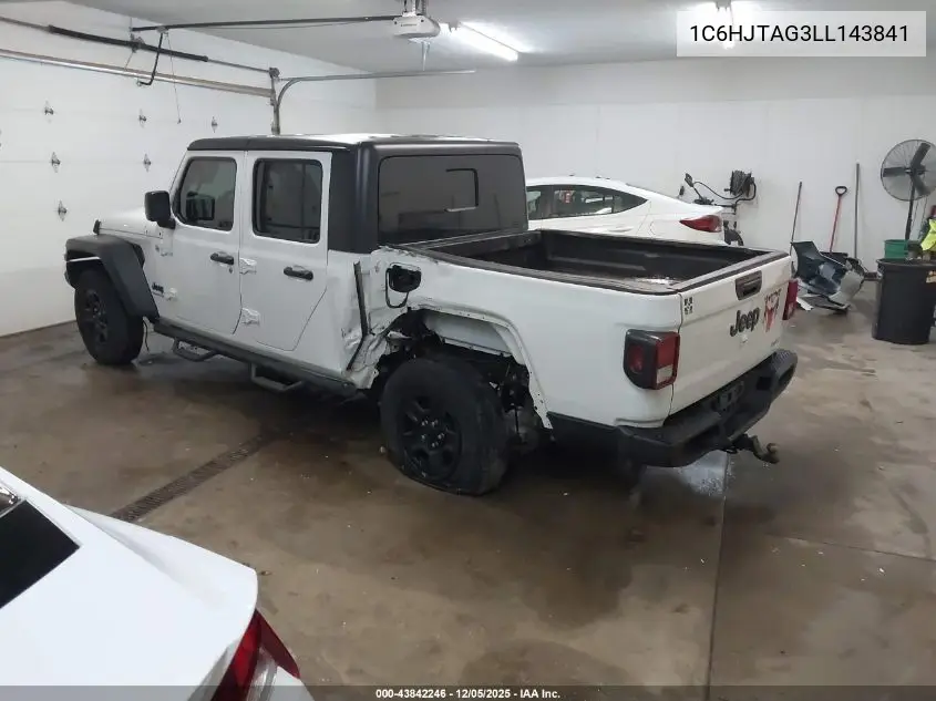 1C6HJTAG3LL143841 2020 Jeep Gladiator Sport 4X4