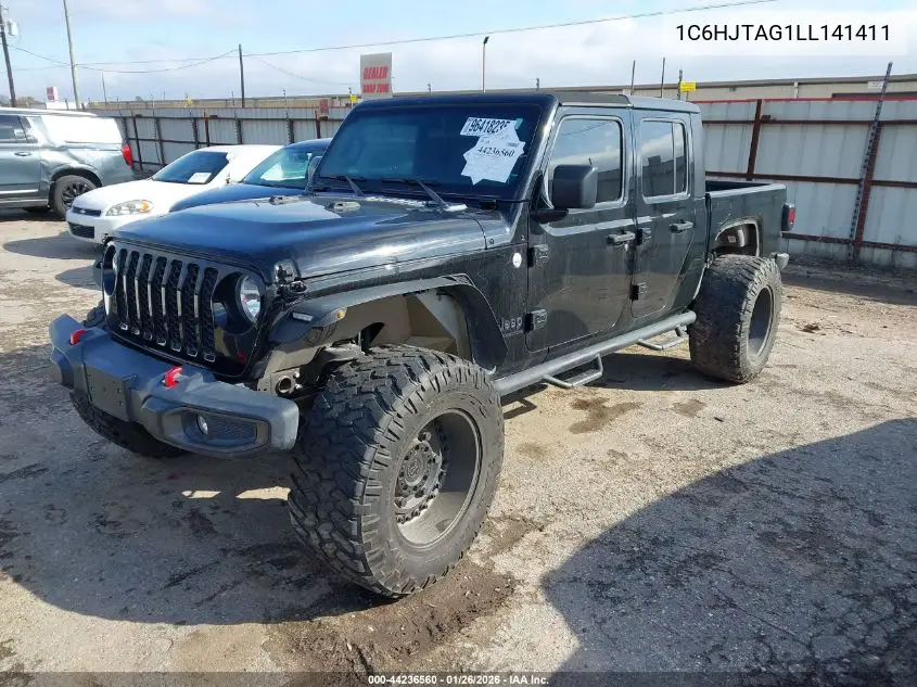 1C6HJTAG1LL141411 2020 Jeep Gladiator Sport S 4X4