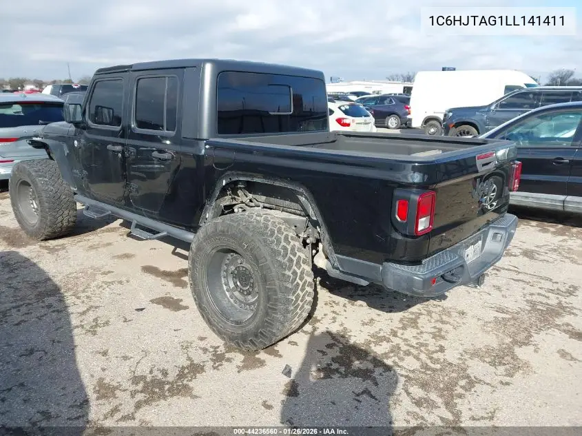1C6HJTAG1LL141411 2020 Jeep Gladiator Sport S 4X4