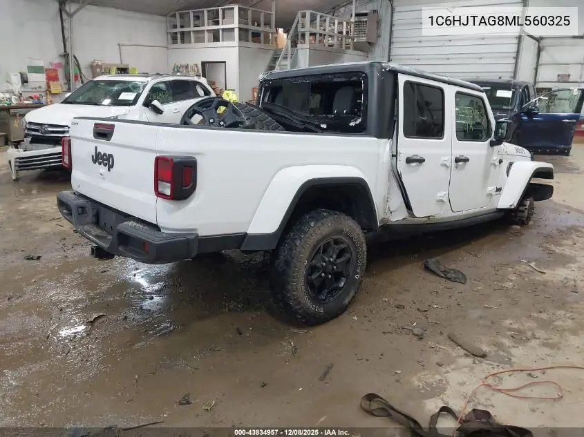 1C6HJTAG8ML560325 2021 Jeep Gladiator Willys 4X4