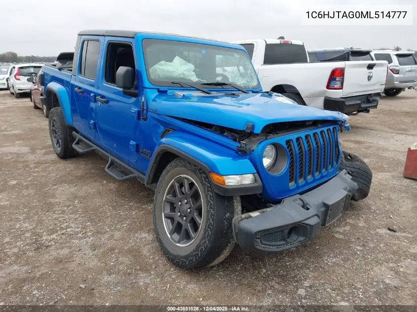 1C6HJTAG0ML514777 2021 Jeep Gladiator 80Th Anniversary 4X4