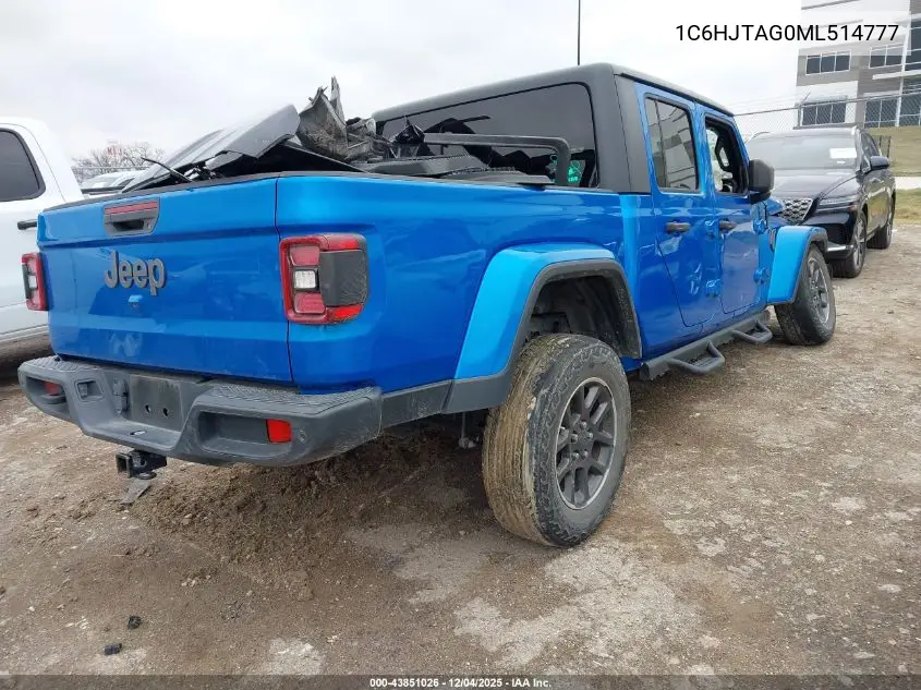1C6HJTAG0ML514777 2021 Jeep Gladiator 80Th Anniversary 4X4