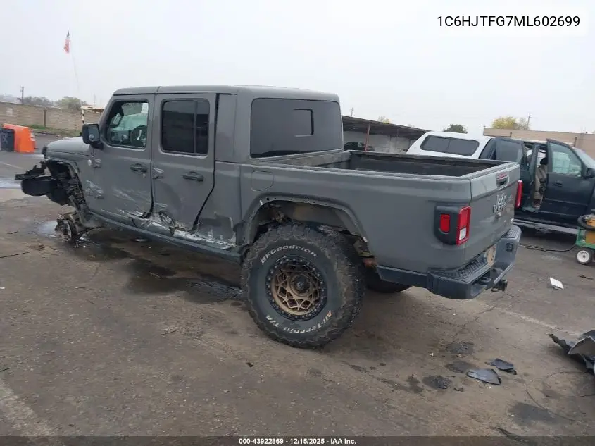 1C6HJTFG7ML602699 2021 Jeep Gladiator Overland 4X4