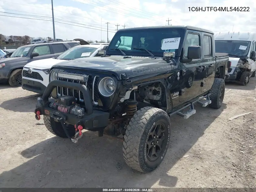 1C6HJTFG4ML546222 2021 Jeep Gladiator Overland 4X4