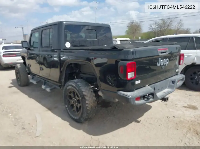 1C6HJTFG4ML546222 2021 Jeep Gladiator Overland 4X4