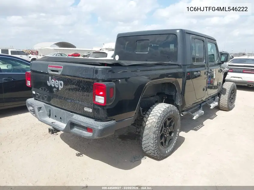 1C6HJTFG4ML546222 2021 Jeep Gladiator Overland 4X4