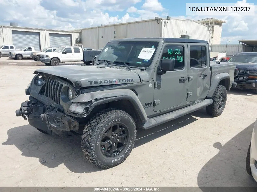 1C6JJTAMXNL137237 2022 Jeep Gladiator Texas Trail 4X4