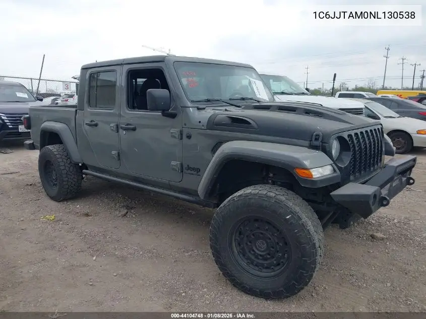 1C6JJTAM0NL130538 2022 Jeep Gladiator Willys 4X4
