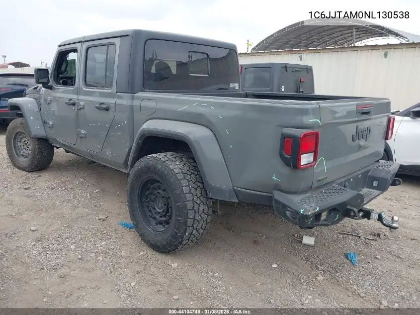 1C6JJTAM0NL130538 2022 Jeep Gladiator Willys 4X4