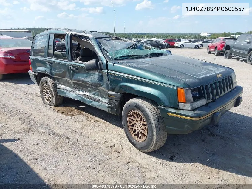 1993 Jeep Grand Cherokee Limited VIN: 1J4GZ78S4PC600557 Lot: 40378379