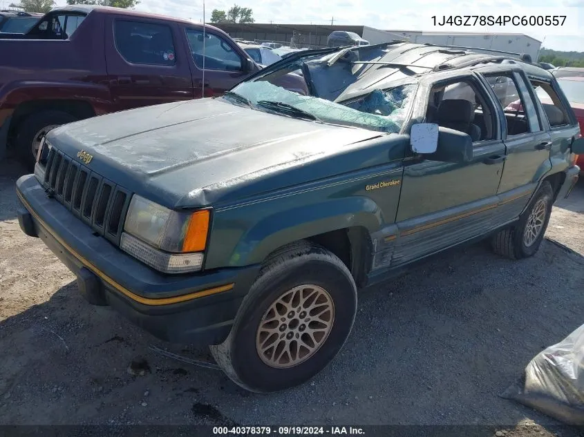 1993 Jeep Grand Cherokee Limited VIN: 1J4GZ78S4PC600557 Lot: 40378379