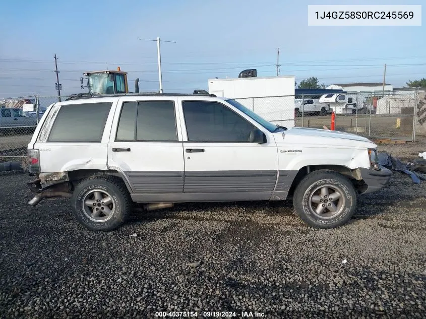 1J4GZ58S0RC245569 1994 Jeep Grand Cherokee Laredo