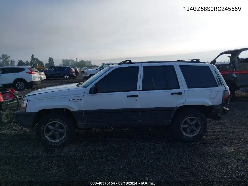 1J4GZ58S0RC245569 1994 Jeep Grand Cherokee Laredo