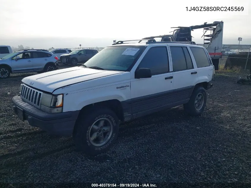 1J4GZ58S0RC245569 1994 Jeep Grand Cherokee Laredo