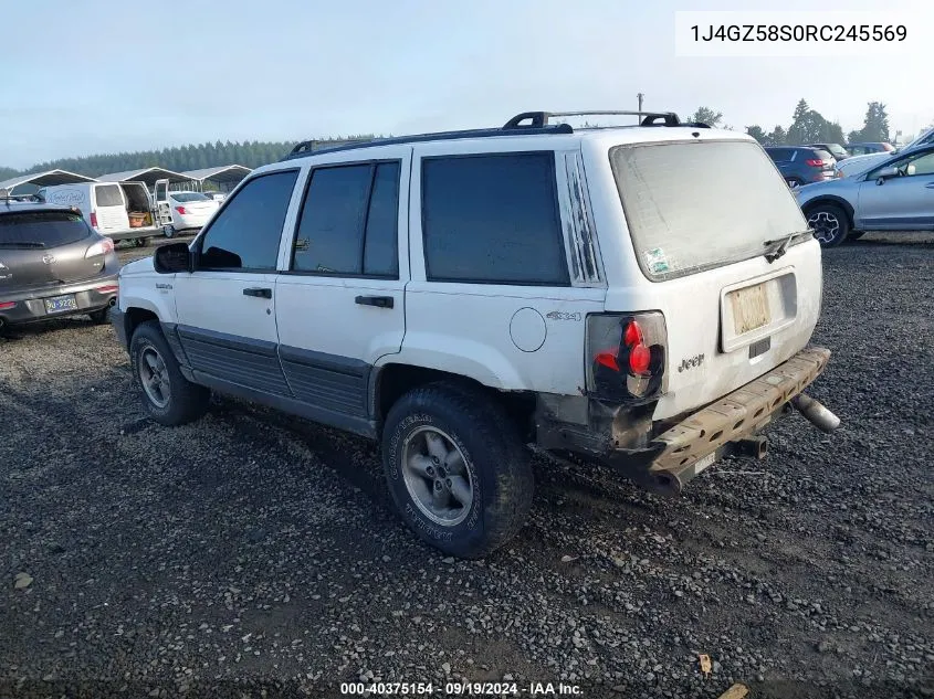 1J4GZ58S0RC245569 1994 Jeep Grand Cherokee Laredo