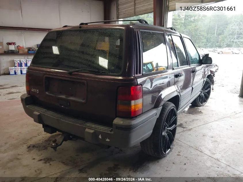 1994 Jeep Grand Cherokee Laredo VIN: 1J4GZ58S6RC301661 Lot: 40428046