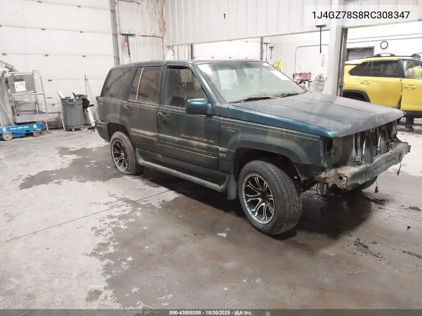 1J4GZ78S8RC308347 1994 Jeep Grand Cherokee Limited