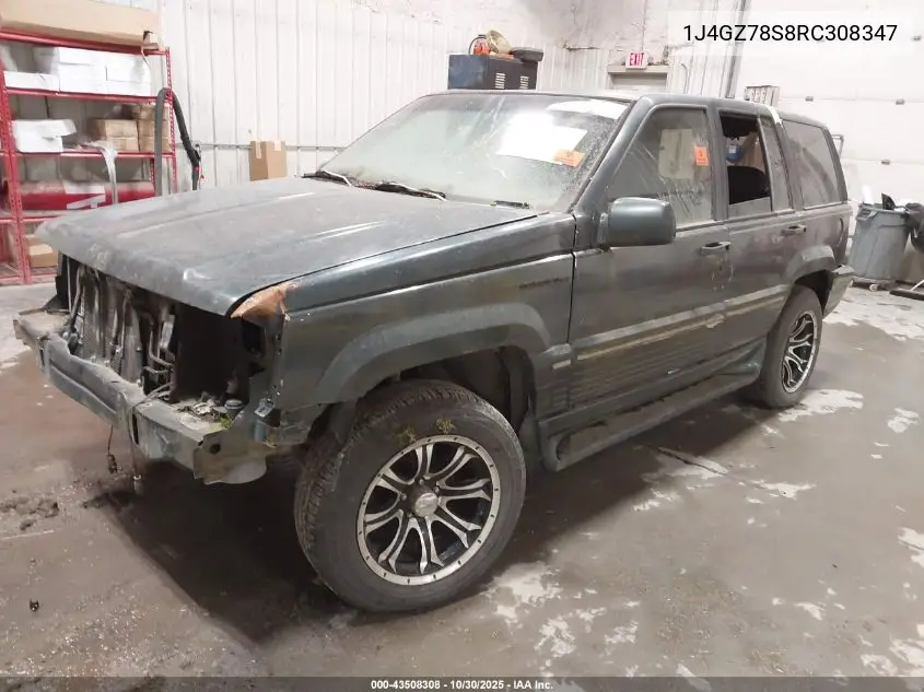 1J4GZ78S8RC308347 1994 Jeep Grand Cherokee Limited