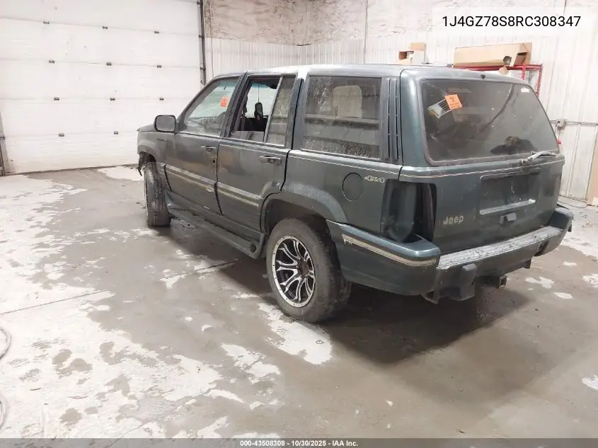 1J4GZ78S8RC308347 1994 Jeep Grand Cherokee Limited
