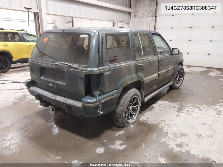 1J4GZ78S8RC308347 1994 Jeep Grand Cherokee Limited