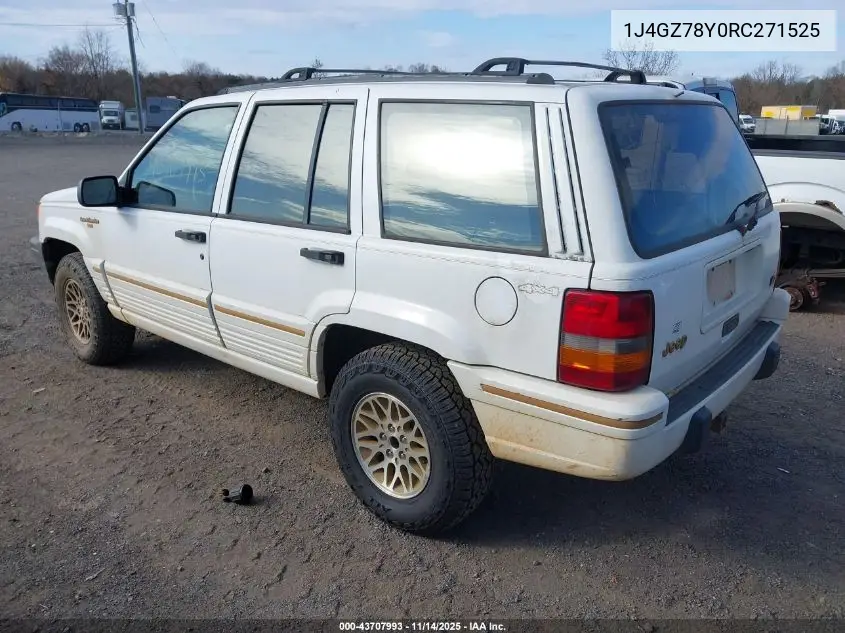 1J4GZ78Y0RC271525 1994 Jeep Grand Cherokee Limited