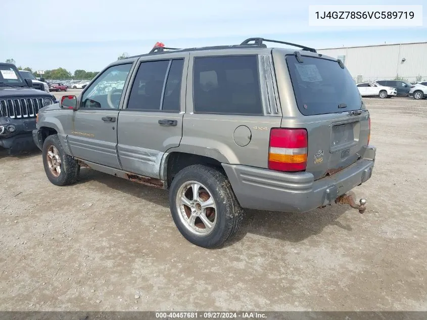 1997 Jeep Grand Cherokee Limited VIN: 1J4GZ78S6VC589719 Lot: 40457681