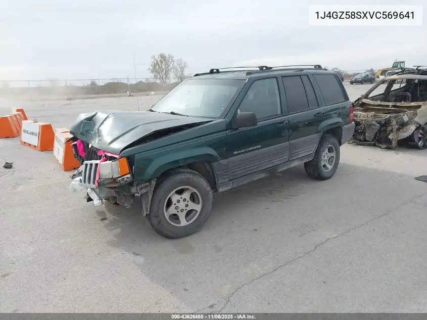 1J4GZ58SXVC569641 1997 Jeep Grand Cherokee Laredo/Tsi