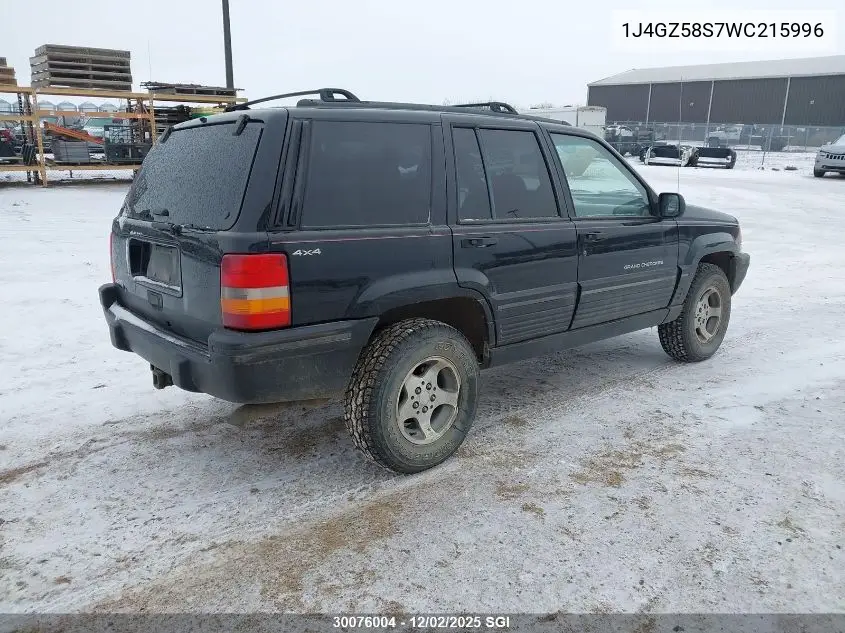 1J4GZ58S7WC215996 1998 Jeep Grand Cherokee Laredo/Tsi