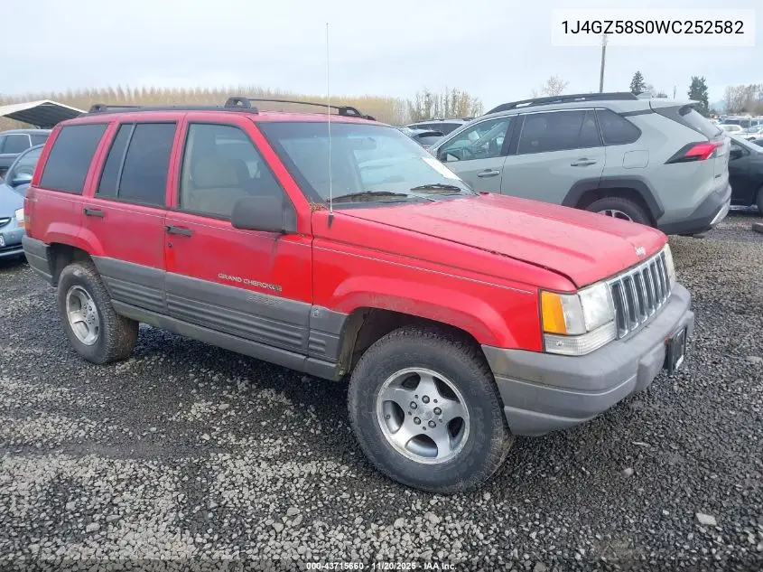 1J4GZ58S0WC252582 1998 Jeep Grand Cherokee Laredo