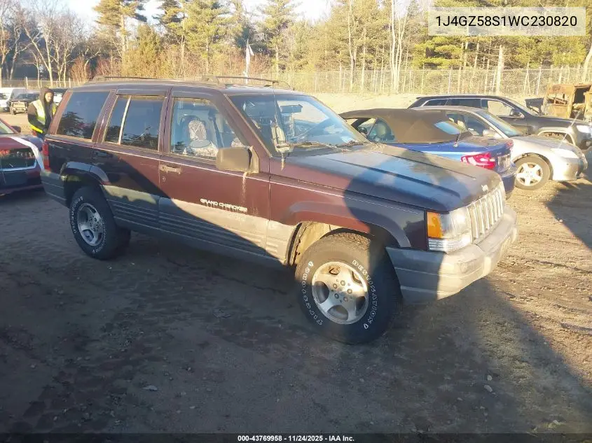 1J4GZ58S1WC230820 1998 Jeep Grand Cherokee Laredo