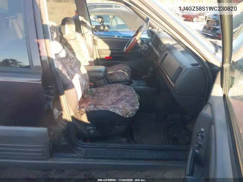 1J4GZ58S1WC230820 1998 Jeep Grand Cherokee Laredo