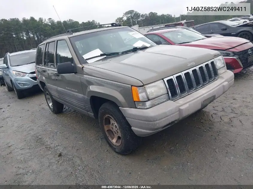 1J4GZ58S2WC249411 1998 Jeep Grand Cherokee Laredo