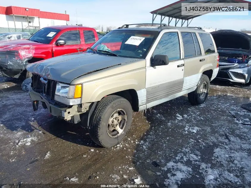 1J4GZ58Y3WC268621 1998 Jeep Grand Cherokee Laredo