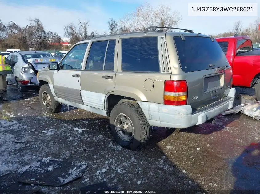 1J4GZ58Y3WC268621 1998 Jeep Grand Cherokee Laredo