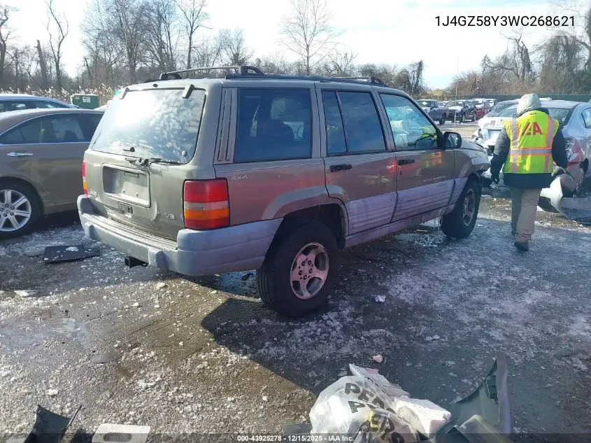1J4GZ58Y3WC268621 1998 Jeep Grand Cherokee Laredo
