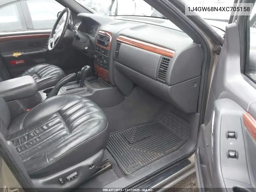 1J4GW68N4XC705158 1999 Jeep Grand Cherokee Limited