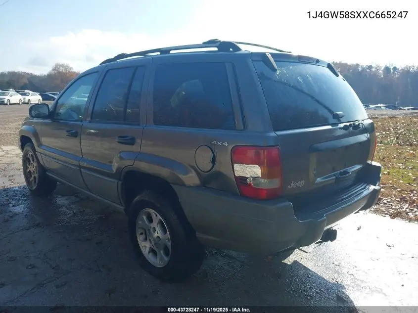 1J4GW58SXXC665247 1999 Jeep Grand Cherokee Laredo