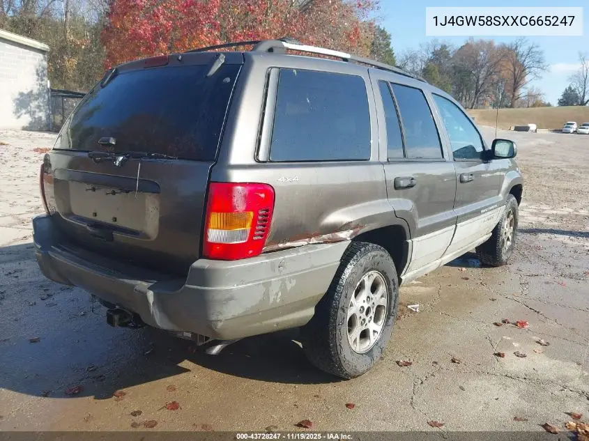 1J4GW58SXXC665247 1999 Jeep Grand Cherokee Laredo