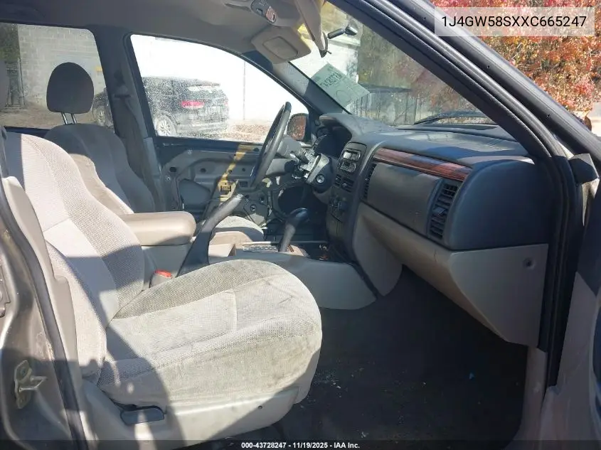 1J4GW58SXXC665247 1999 Jeep Grand Cherokee Laredo