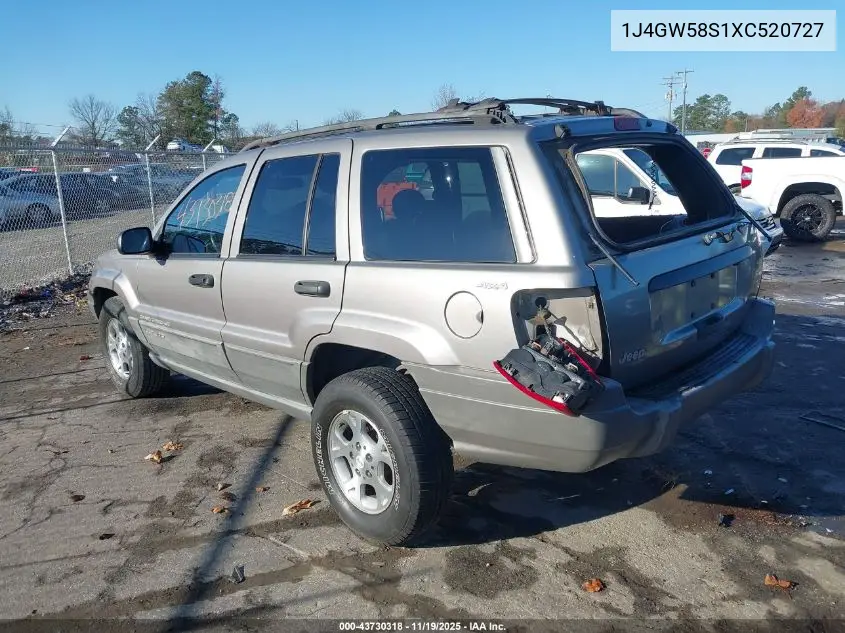 1J4GW58S1XC520727 1999 Jeep Grand Cherokee Laredo