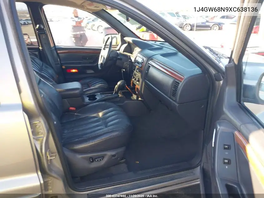 1J4GW68N9XC638136 1999 Jeep Grand Cherokee Limited