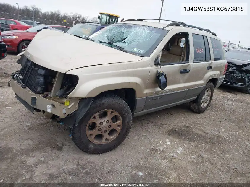 1J4GW58S1XC673818 1999 Jeep Grand Cherokee Laredo