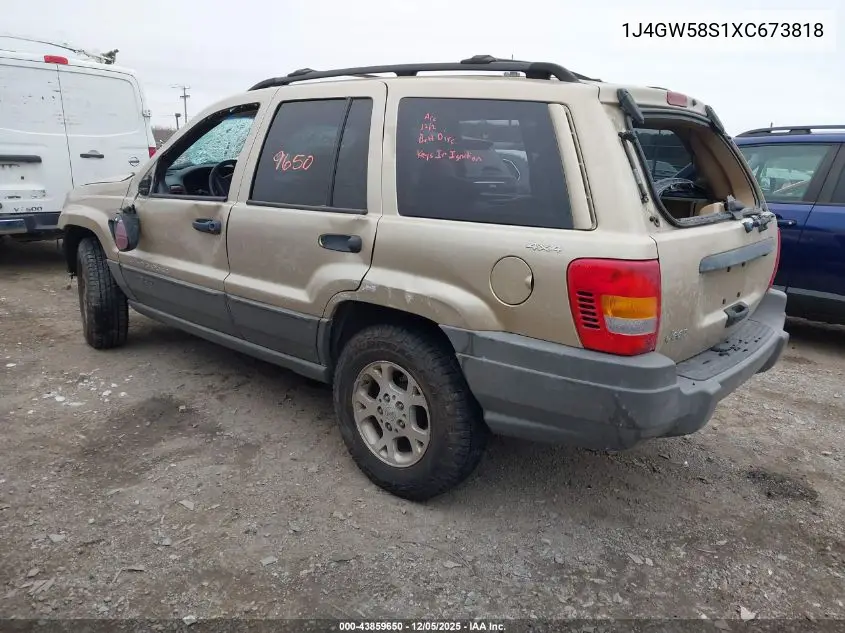 1J4GW58S1XC673818 1999 Jeep Grand Cherokee Laredo