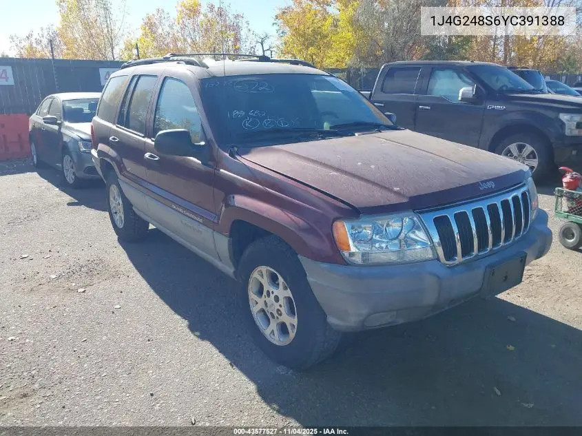 1J4G248S6YC391388 2000 Jeep Grand Cherokee Laredo