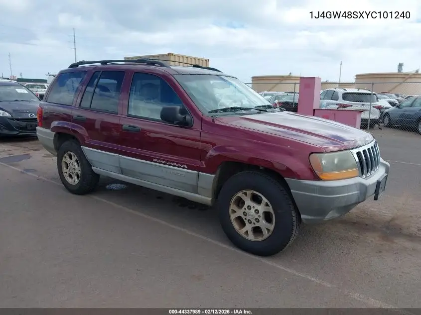2000 Jeep Grand Cherokee Laredo VIN: 1J4GW48SXYC101240 Lot: 44337989