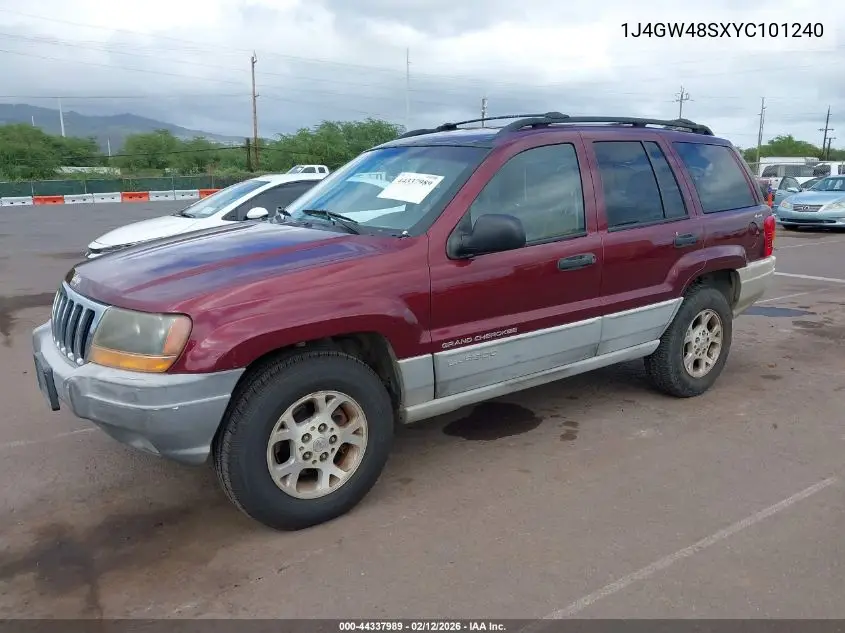 2000 Jeep Grand Cherokee Laredo VIN: 1J4GW48SXYC101240 Lot: 44337989